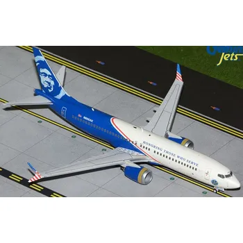 Plastikový model Gemini - Boeing B737 MAX 9, Alaska Airlines "Honoring Those Who Serve", USA, 1/200