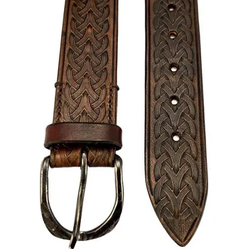 Opasek KOŽENÝ OPASEK, slovanské motivy