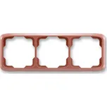 ABB Tango trojrámeček vřesová červená 3901A-B30 R2 vodorovný