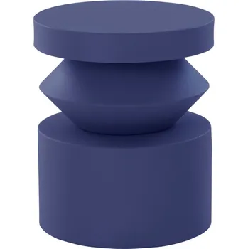 Toaletní stolek Jotex Modrý kovový odkládací stolek OMARA 34,5 cm