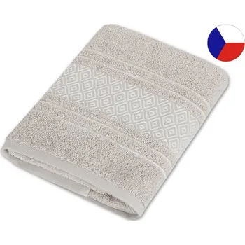 Luxusní froté osuška 70x140 Mozaika béžová 550g