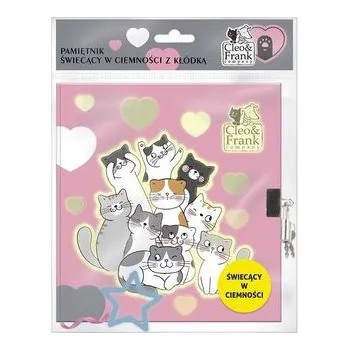 Pamiętnik świecący z kłódką Cleo i Frank DERFORM