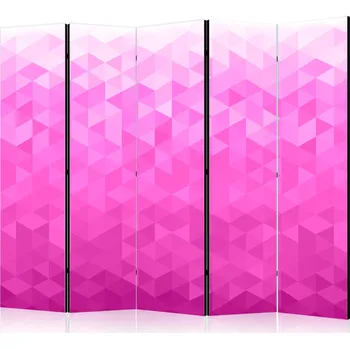 Paraván Paraván - růžový pixel II Velikost: 225x172 cm, Provedení: Oboustranný