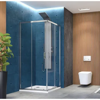 Aquatek Čtvercová sprchová zástěna ABILITY A4 90 cm s posuvnými dveřmi
