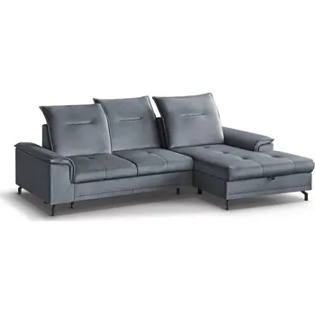 Sedací souprava BIBIEN MINI - PRAVÁ sedací souprava - látka ŠEDÁ Vogue 15 (BRUNO MINI= 2BALÍKY) - kolekce "MRS" (K250-Z) NOVINKA