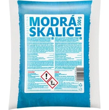 Pěstitelství FORESTINA MINERAL Síran měďnatý / Skalice modrá Hmotnost: 0,5 kg