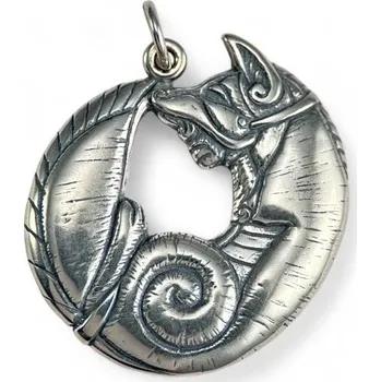 Přívěsek Drakkaria KELTSKÁ LIŠKA, stříbrný přívěsek, Ag 925,11g