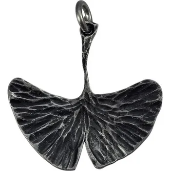 Přívěsek Jinan dvoulaločný, Ginkgo biloba - kovaný přívěsek