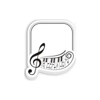 AB Production Samolepící poznámkový bloček KLAVIATURA 1