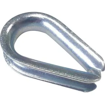 Lano očnice lanová 8mm srdíčko (10ks)