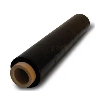 Obalový materiál Fixační fólie ruční 50cm černá (23µm, 1,82kg brutto, 150m, d240g)