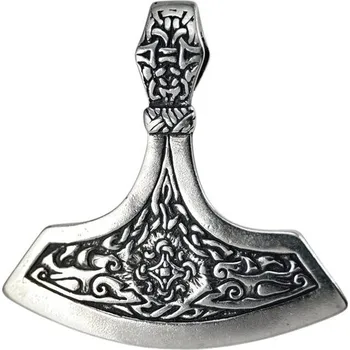 Přívěsek Drakkaria HERSIR, severská sekera, stříbrný přívěsek, Ag 925, 14g