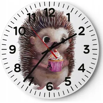 Hodiny Kuchyňské nástěnné hodiny 30x30 Pro Děti Moderní skleněné hodiny Tiché