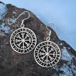 Drakkaria VEGVÍSIR - islandská runa, náušnice bronz