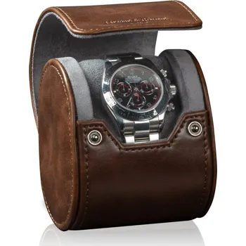 Box na hodinky Cestovní pouzdro na hodinky HEISSE & SÖHNE 70019-169 HS Vintage 1 - Braun
