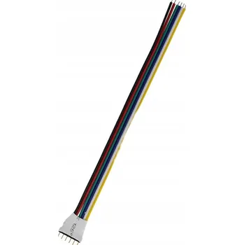 LED páska 6pinový konektor pro RGB+CCT LED pásek, samec (pro řídicí jednotku)