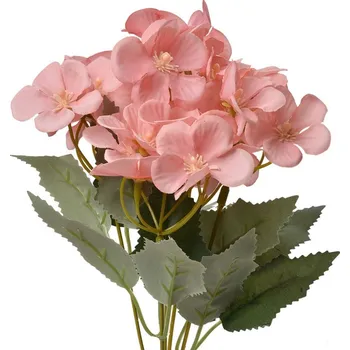 umělá květina Dekorace umělá květina s tmavě růžovými květy - 16*12*30 cm