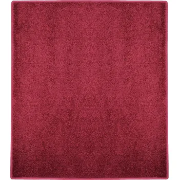 Koberec Kusový koberec Eton vínově červený čtverec, 120x120, červená, chodba / předsíň, Vopi - 1 rok na vrácení + DOPRAVA ZDARMA k Vám i zpět