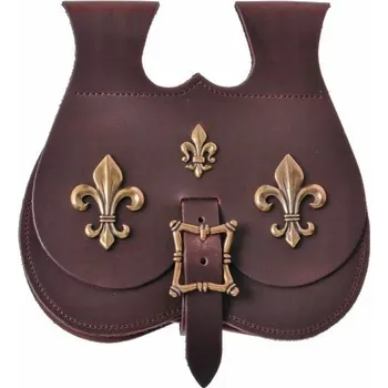 Středověká kožená brašna, Fleur de Lis