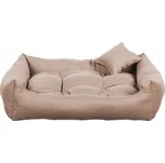 BOHO obdélníkový pelech pro psa, béžový - 65 cm x 55 cm