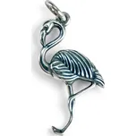 Drakkaria PLAMEŇÁK, stříbrný přívěsek, Ag 925