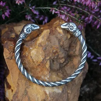 Náramek Drakkaria - splétárna BERAN - stříbrný náramek, antické Řecko, Ag 925