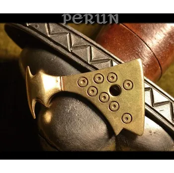 Přívěsek Drakkaria PERUNOVA SEKERA, mosaz, slovanský talisman