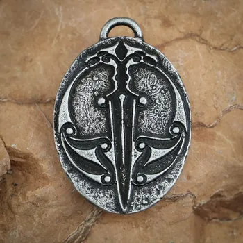 Náhrdelník DRAKKARIA - amulet, zinek
