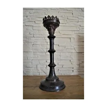 Svícen Velký mosazný kostelní svícen 47 cm