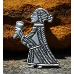 Drakkaria VALKÝRA S ROHEM - přívěšek, zinek