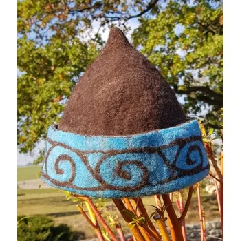 Čepice GALLIA, plstěná čepice se zdobením