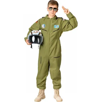 Karnevalový kostým Dětský kostým - Pilot Airforce 152/164