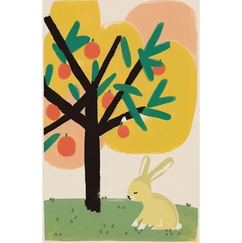 Plakát Plakát, Obraz - Bunny Under Apple Tree, Treechild