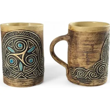 Keltský Triskel, keramický hrnek