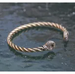 Drakkaria - splétárna GALLIA, keltský náramek, náramek, mosaz