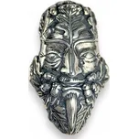 Drakkaria ZELENÝ MUŽ, dubový, stříbrný přívěsek, Ag 925 10g