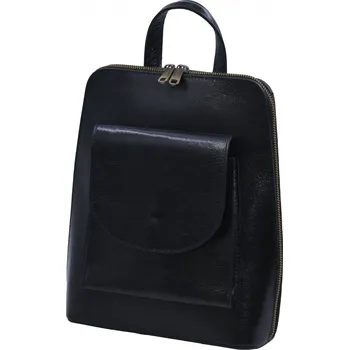 turistický batoh Dámský kožený kabelko/batoh Černý (XT00-CR7016-09TAM)