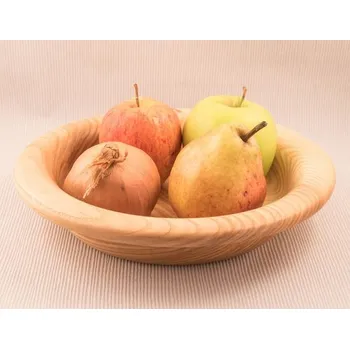 Talíř monte STŘEDOVĚKÝ TALÍŘ, dřevo, 14. století, Plzeň, replika