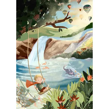 Plakát Plakát, Obraz - Swingset Dreams, Goed Blauw