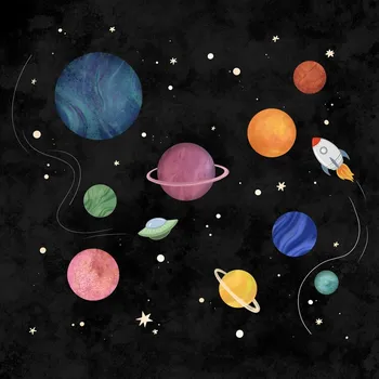 Plakát Plakát, Obraz - Space explorers, EMELIEmaria