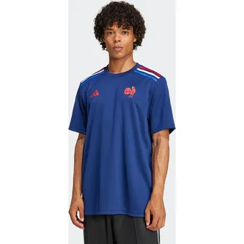 Míčový sport ADIDAS Tréninkový ragbyový dres francouzského národního týmu 2024/2025 XL