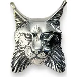 Drakkaria RYS OSTROVID - Lynx, stříbrný přívěsek, Ag 925