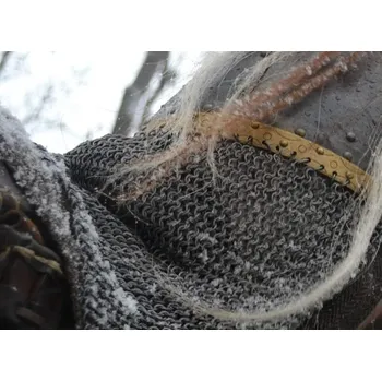 Pletivo Drakkaria KROUŽKOVÉ PLETIVO, např. závěs na přilby, 8 mm, 60 x 90 cm