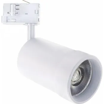 LED kolejnicové svítidlo PAVA 20W, 1700lm, 20-45°, CCT 3000/4000/6000K, 3-fázové, bílé [SLI033032CCT_PW]