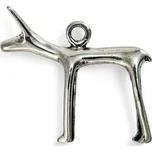 Drakkaria KELTSKÝ PES či SRNA, stříbrný přívěsek, Ag 925