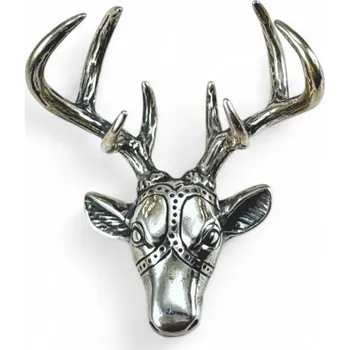 Přívěsek Drakkaria JELEN, stříbrný přívěsek, Ag 925 13g