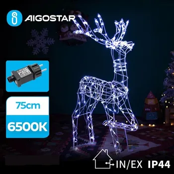 Venkovní osvětlení Aigostar - LED Venkovní vánoční dekorace LED/3,6W/31/230V 6500K 75cm IP44 sob
