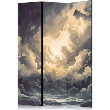 Paraván Paraván - Epická hra světla: Slunce bojující o nadvládu nad mraky Velikost: 135x172 cm, Provedení: Jednostranný