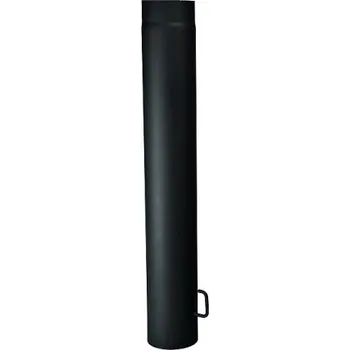 Kouřovod Trubka kouřová s klapkou 130/1000 mm, plech 2.0