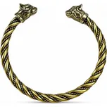 Drakkaria - splétárna CAITLIN, keltská kočka, náramek, mosaz